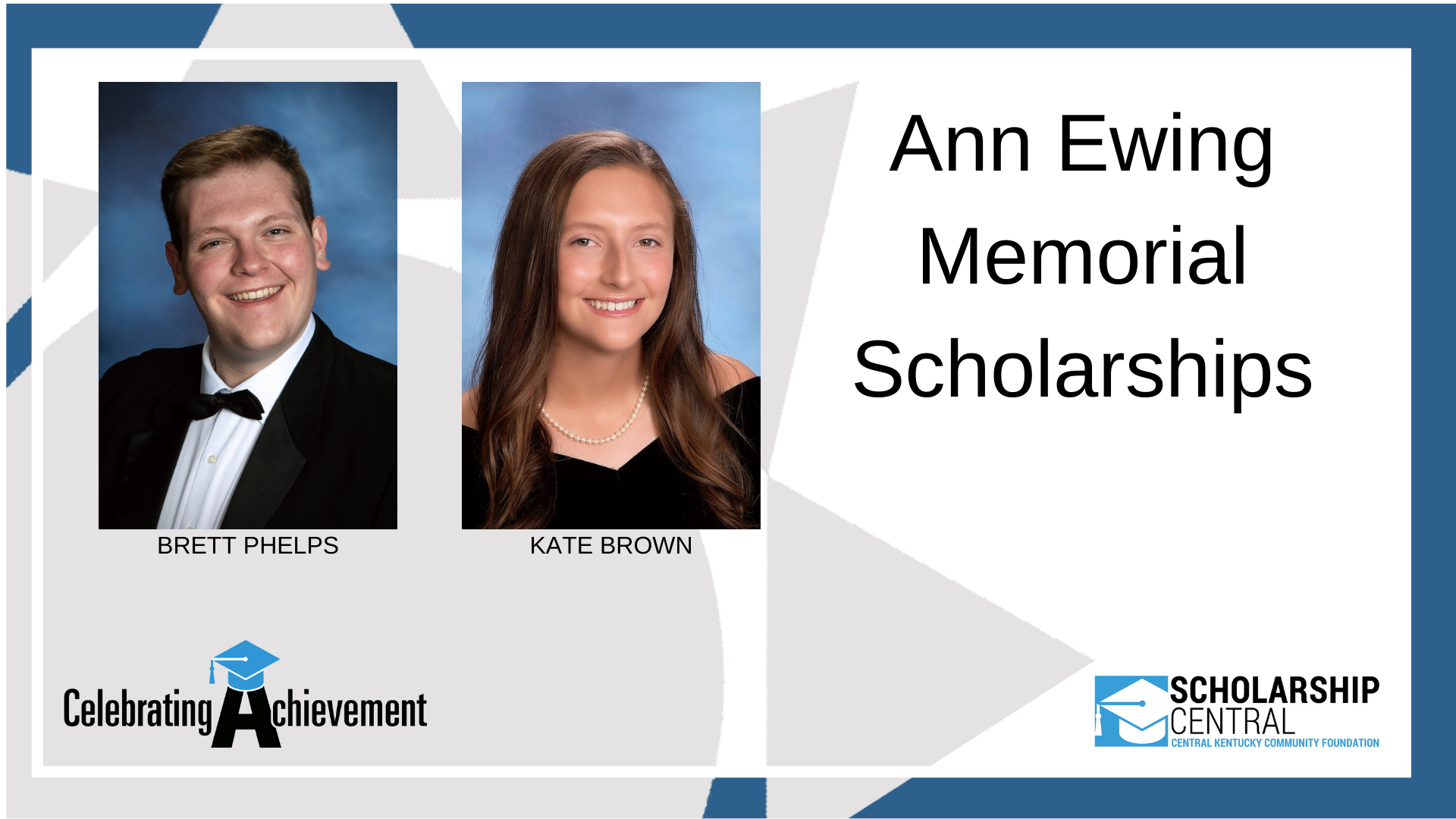 Ann Ewing Memorial Scholarship Winners