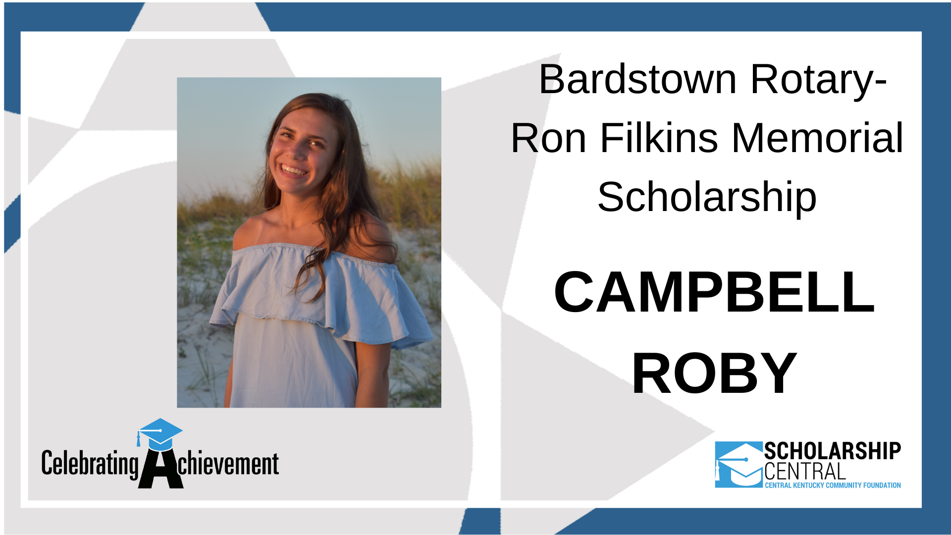 Bardstown Rotary Ron Filkins Memorial Scholarship Winner