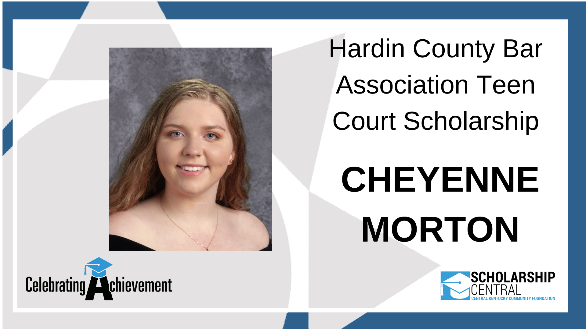 Hardin County Bar Association Teen Court Scholarship Winner