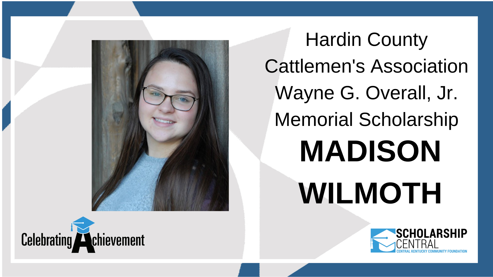 Hardin County Cattlemens Association Scholarship Winner