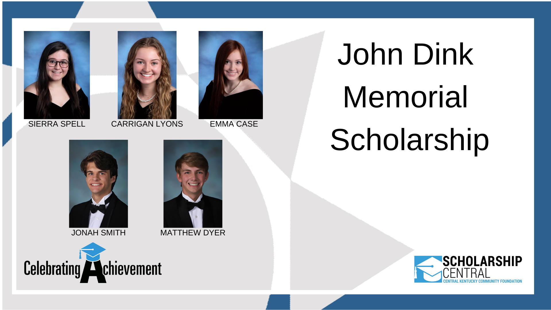 John Dink Memorial Scholarship Winners 3
