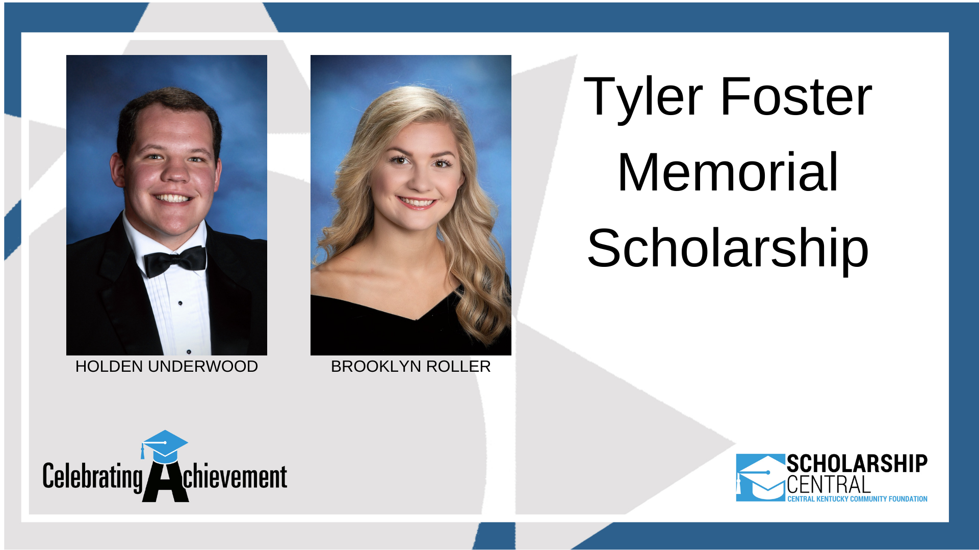 Tyler Foster Memorial Scholarship Winners